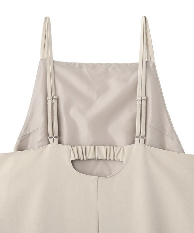 YECCA VECCA 【2点SET】ショートジャケットセットキャミワンピース Light Beige