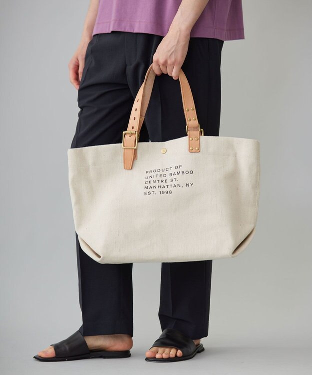 united bamboo 【NAVYS 10月号掲載】UB ベーシックバッグ(ミディアム) オフ