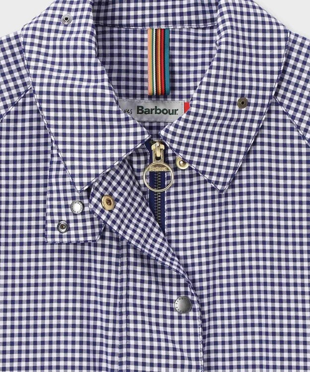 Paul Smith Paul Smith Loves Barbour Gingham Spey コットンジャケット ネイビー