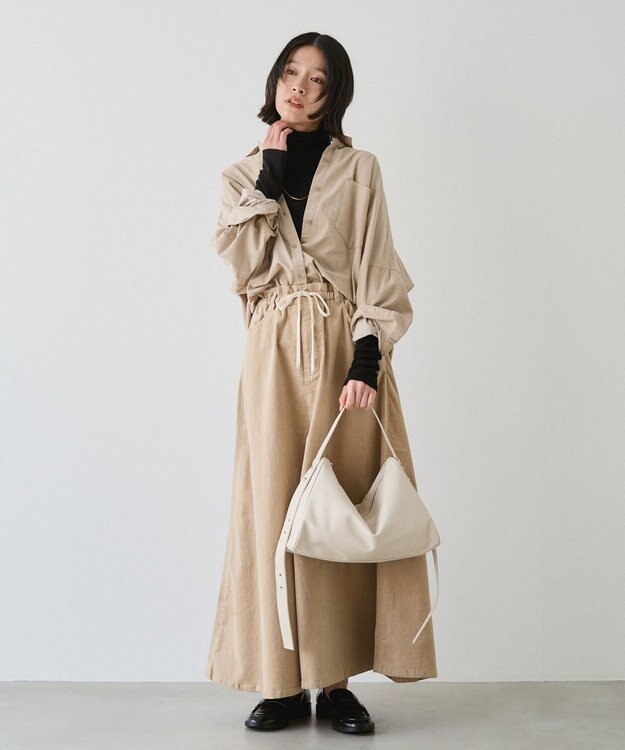 russet トライアングルショルダーバッグ(CE-1675) Ivory