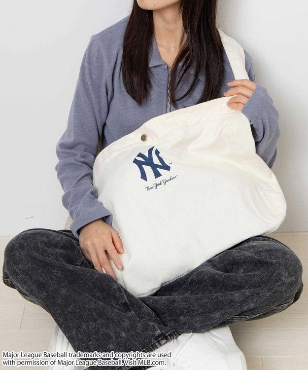 WEGO MLBキャンバスショルダーバッグ 柄1