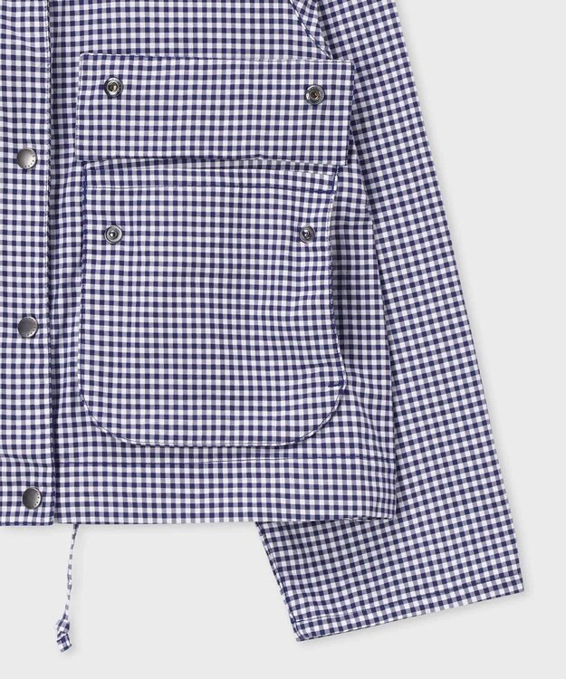 Paul Smith Paul Smith Loves Barbour Gingham Spey コットンジャケット ネイビー