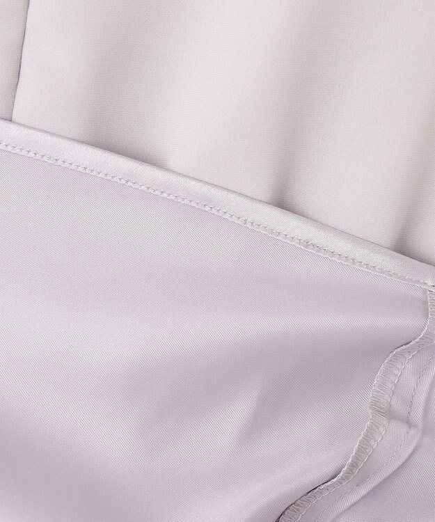 ANY SIS 【洗える】フェミニンプリーツ ワンピース ライトグレー