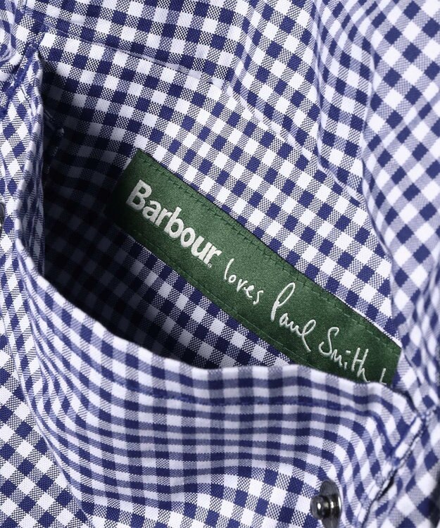 Paul Smith Paul Smith Loves Barbour Gingham Spey コットンジャケット ネイビー