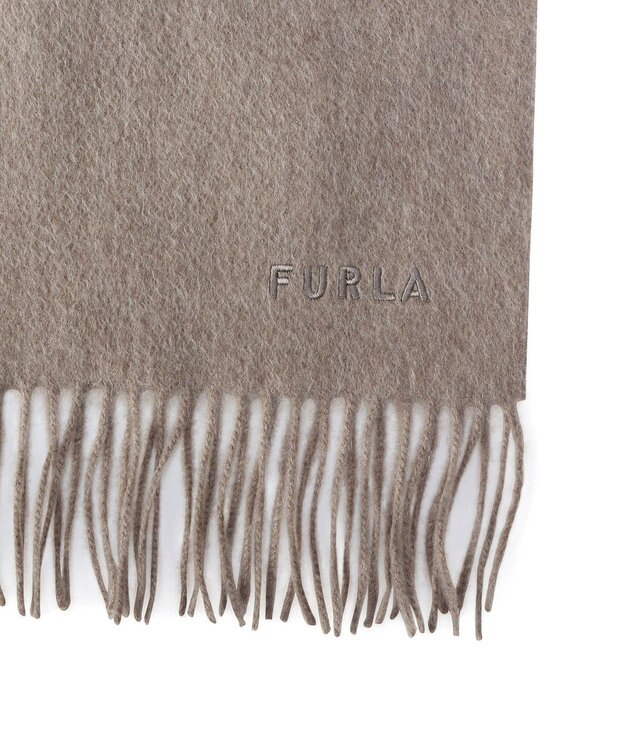 MOONBAT FURLA カシミヤ100%マフラー/幅30cm モカブラウン