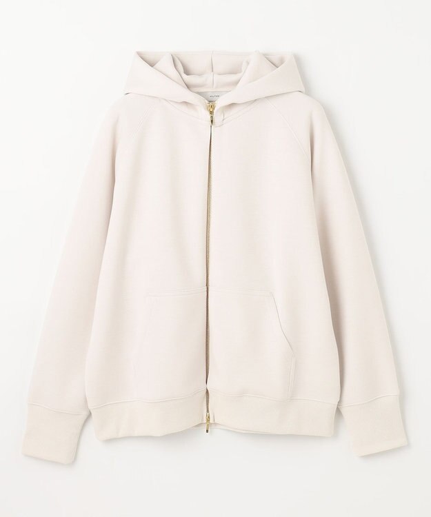 ANY ダブルジップパーカー エクリュ