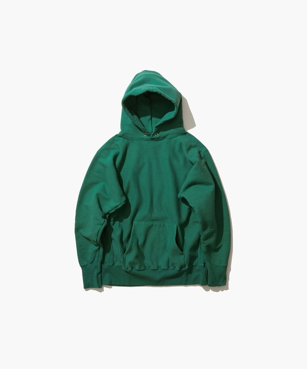 ATON NATURAL DYED URAKE | フーディー - UNISEX GREEN