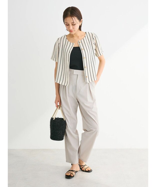 Green Parks ・ＥＬＥＮＣＡＲＥ　ＤＵＥ　ナイロンタックカーブパンツ Light Gray