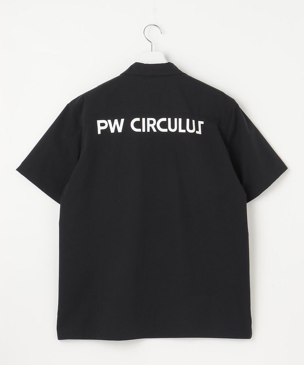 PW CIRCULUS 【高通気 / 軽撥水 / 軽量のDotAir 使用】【MEN】開襟シャツ ブラック系