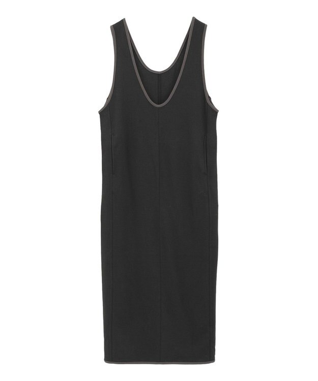 CRAFT STANDARD BOUTIQUE Uネックジャンパースカート Black