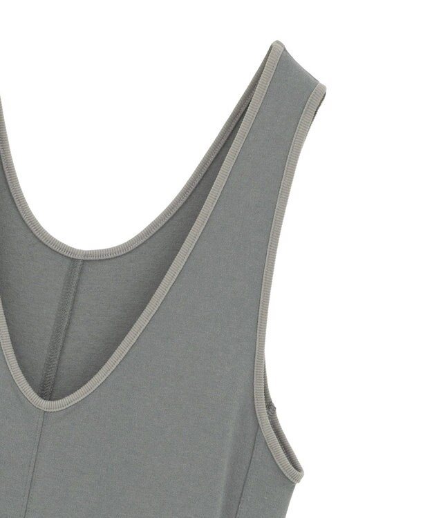 CRAFT STANDARD BOUTIQUE Uネックジャンパースカート Gray