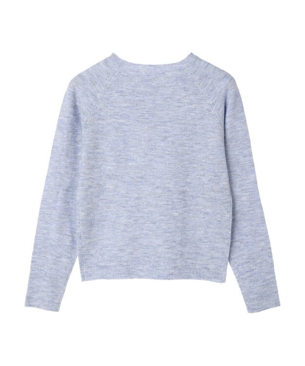 Green Parks ビジュー付きニットプルオーバー Blue