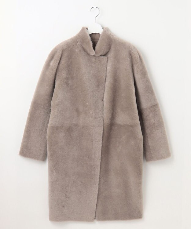 23区 【エステータ】ムートン コート グレージュ系