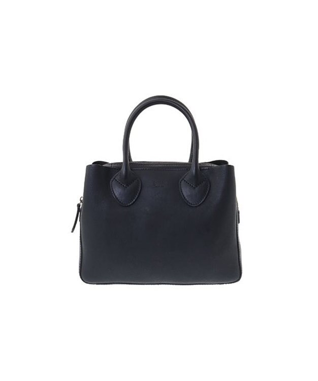 genten ミネルヴァ 手提げバッグ クロ