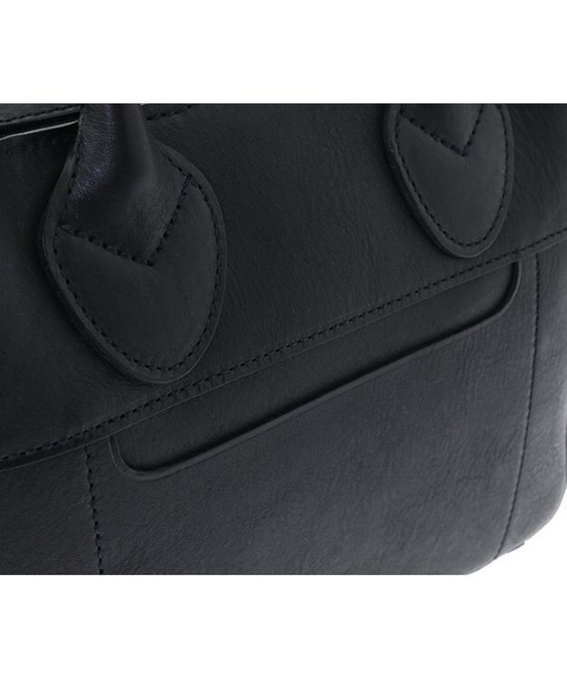 genten ミネルヴァ 手提げバッグ クロ