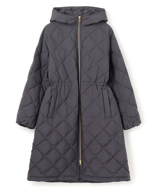 UNFILO 【VERY ベストダウン大賞 コスパ賞】TAION×UNFILO Aラインコート チャコール