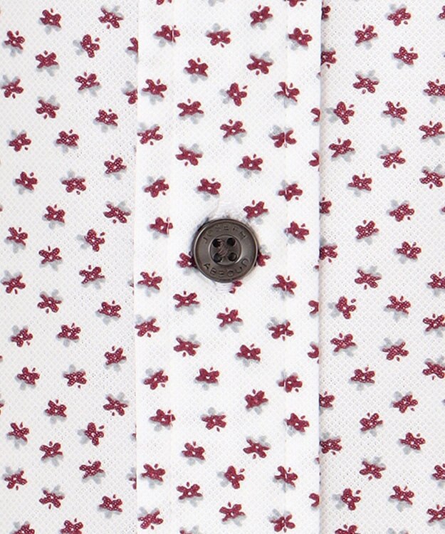 JOSEPH ABBOUD 【キングサイズ】ストレッチ コンパクトジャージープリント シャツ ワイン系5