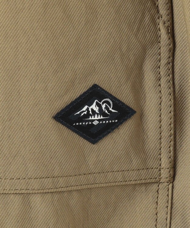 JOSEPH ABBOUD MOUNTAIN 【JAPANファブリック/2WAYストレッチ】ヴィンテージナイロンカルゼストレッチベイカー パンツ ベージュ系
