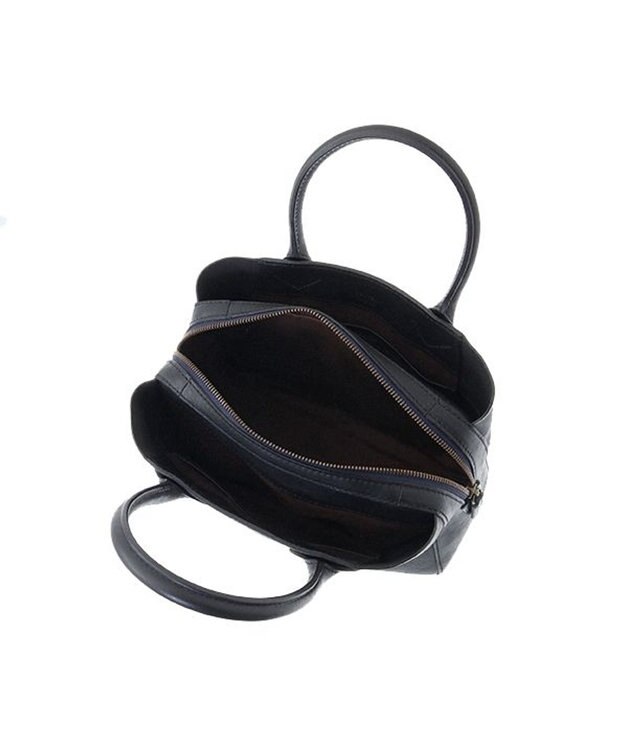 genten ミネルヴァ 手提げバッグ クロ