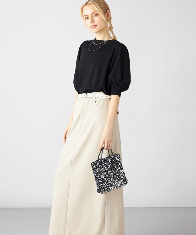 LA BAGAGERIE 【MONICA】スパンコール2WAYミニトート シルバー