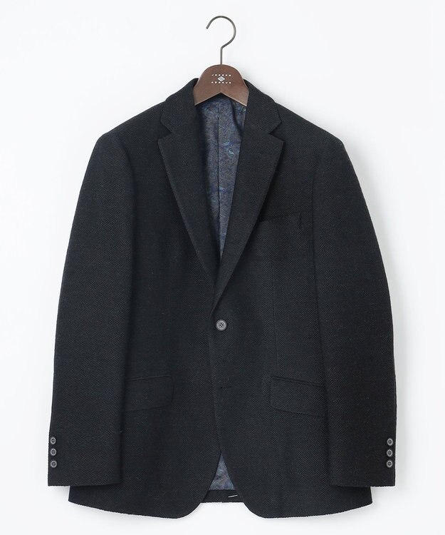 JOSEPH ABBOUD 【軽量/ストレッチ/JAPANファブリック】 ミックス カラーツィード ジャケット ネイビー系
