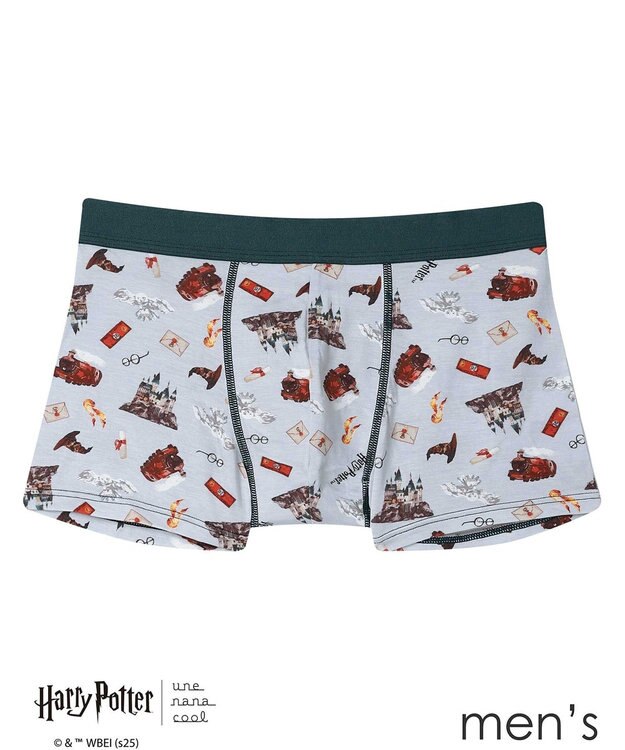 une nana cool 【ハリー・ポッターコラボ】 Harry Potter * une nana cool メンズボクサーパンツ グレー