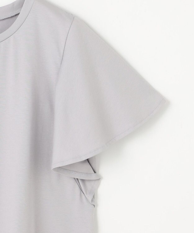 ANY L 【洗濯機可/接触冷感/UVケア】ソロナフリルスリーブプルオーバー グレー