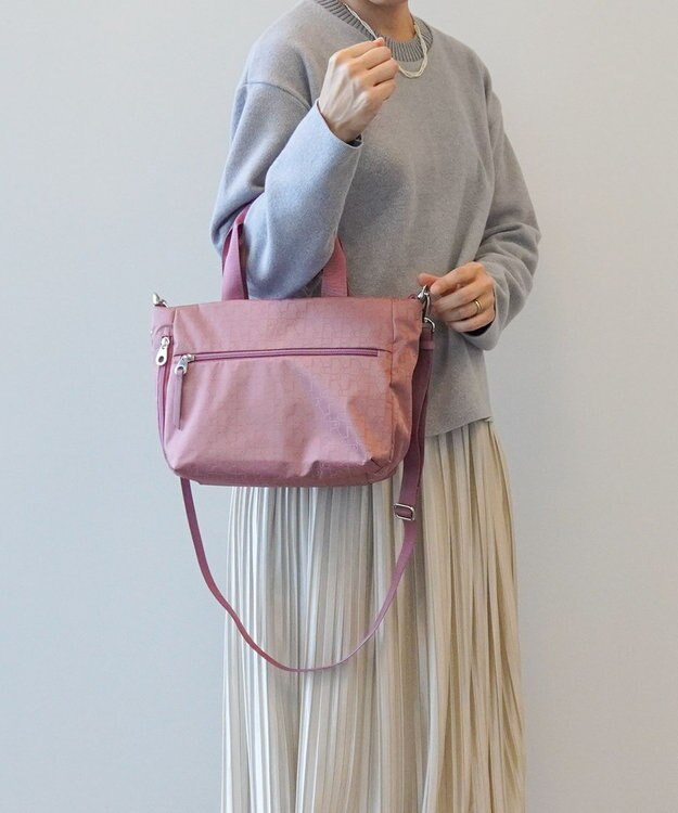 ACE BAGS & LUGGAGE PROGRES プログレ プリエ ハンドバッグ ２WAYショルダー 68164  レディース 強撥水機能 ピンク