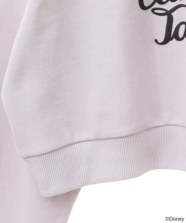 earth music&ecology ふしぎの国のアリス／ショート丈スウェット Purple