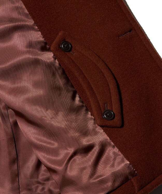 J.PRESS MEN 【J.PRESS ORIGINALS】MELTON PCOAT ブラウン系