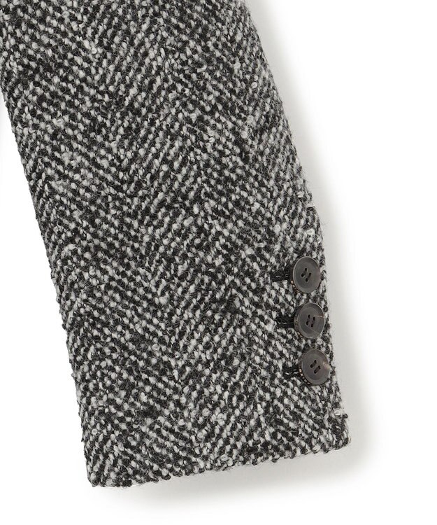 BEIGE， 【VERY 2月号掲載】SOLEIL / オーバーサイズツイードジャケット Monotone