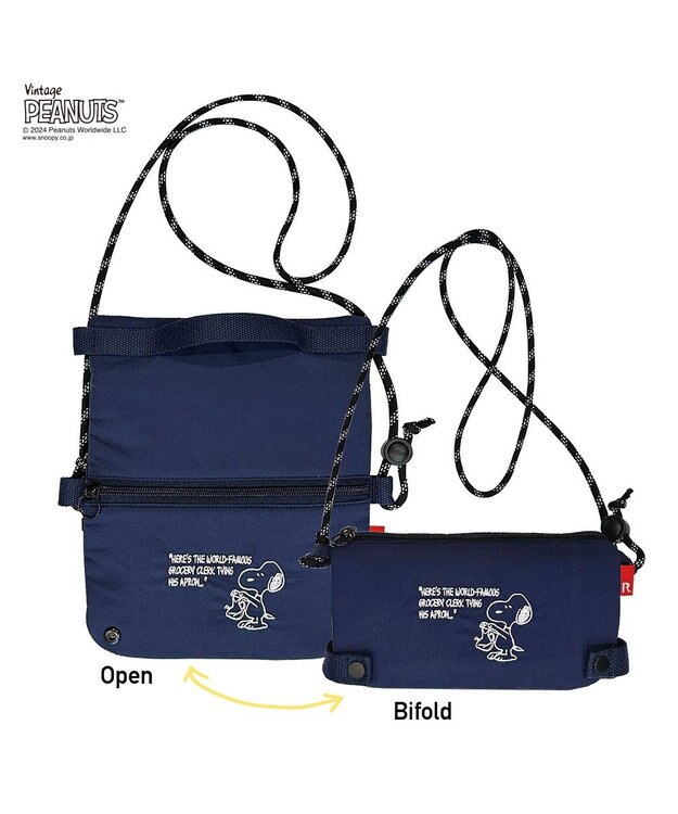 ROOTOTE 8608【スヌーピー:簡易保冷】IP.サーモキーパー.サコッシュ.ピーナッツ-9B 01：エプロン