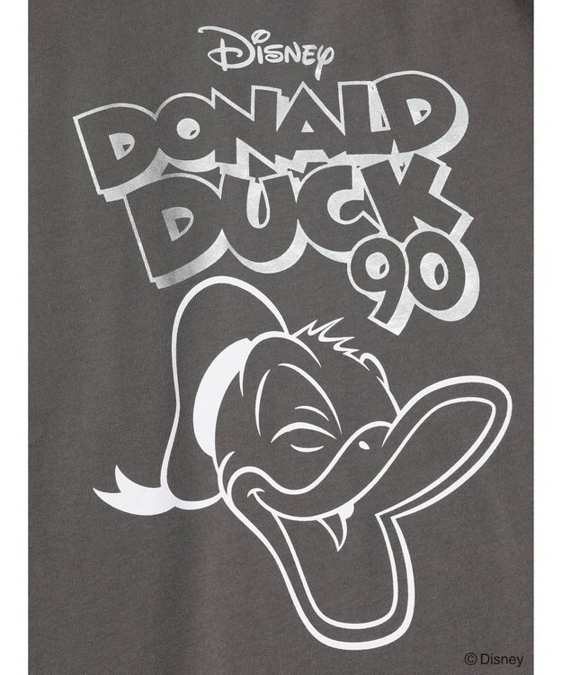 Green Parks ドナルドダック９０ｔｈ／アソートリンガー半袖ＴＥＥ Charcoal Gray