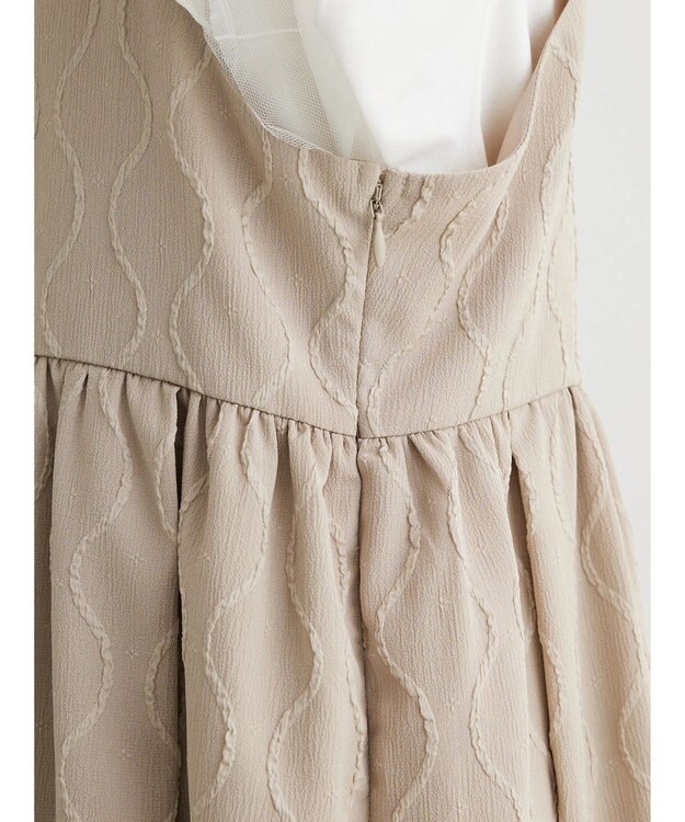 Green Parks ・ＥＬＥＮＣＡＲＥ　ＤＵＥ　ジャカードキャミワンピ Beige