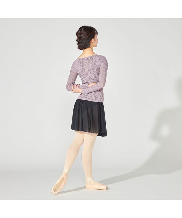 Chacott スカート付レオタード ブラック