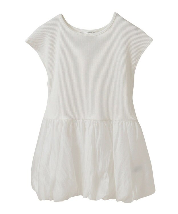 Green Parks ・ＥＬＥＮＣＡＲＥ　ＤＵＥ　フレンチバルーントップス Off White