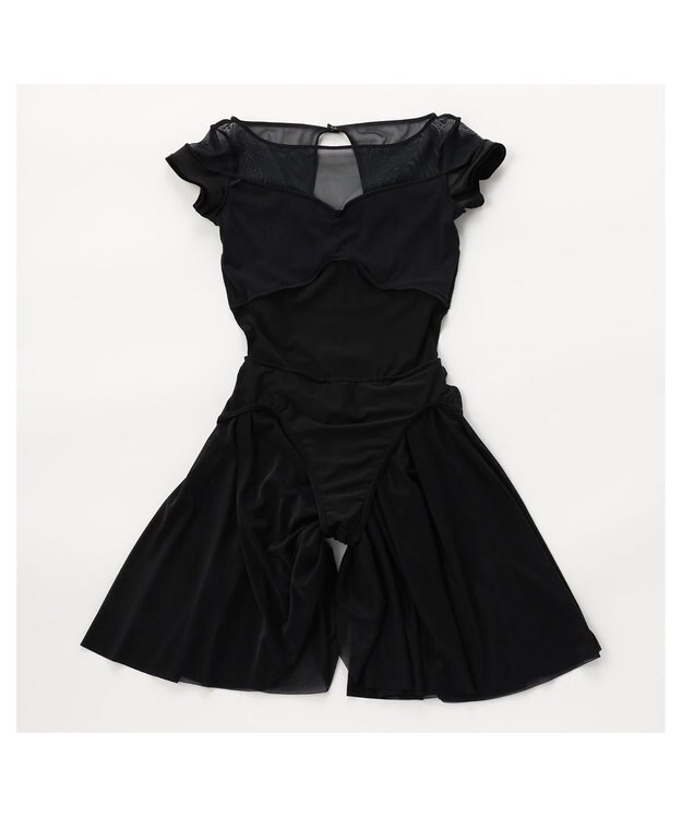 Chacott スカート付レオタード ブラック