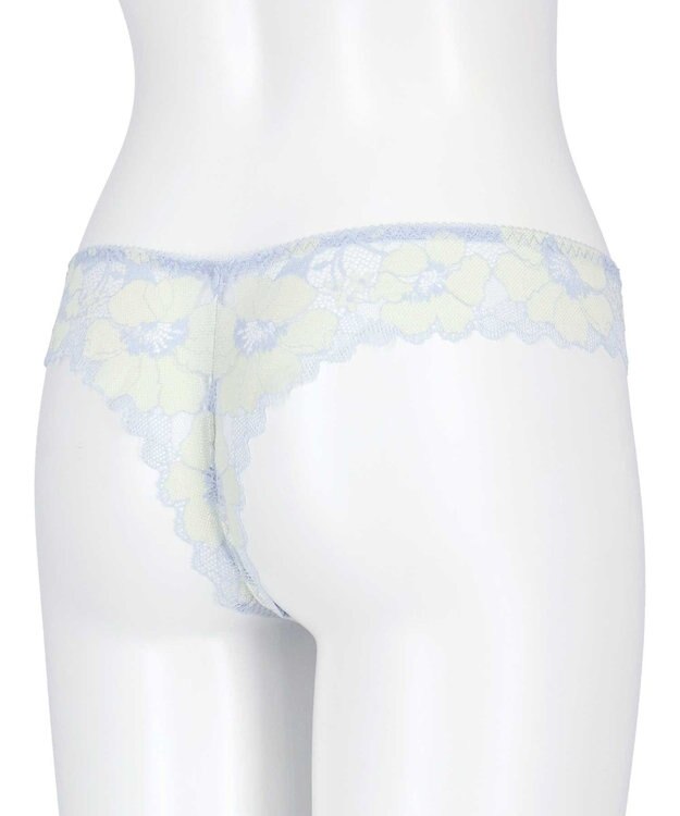 AMPHI Ｔバックショーツ 【BRAGENIC ブラジェニック プラスタイプ】 BMI451とペア アウターにひびきにくい(後ろ身頃) ソング ショーツ PMI551 アンフィ／ワコール ブルー