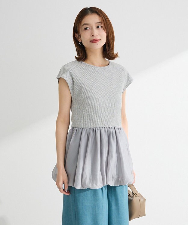 Green Parks ・ＥＬＥＮＣＡＲＥ　ＤＵＥ　フレンチバルーントップス Off White