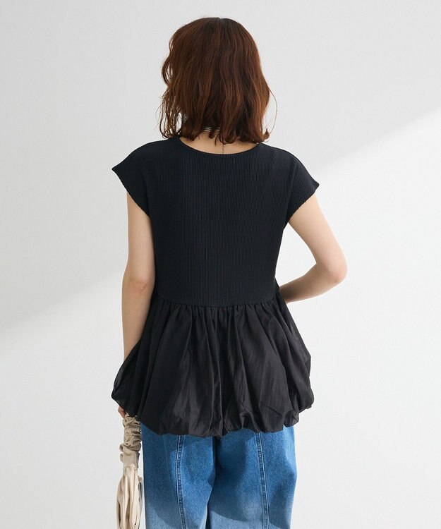 Green Parks ・ＥＬＥＮＣＡＲＥ　ＤＵＥ　フレンチバルーントップス Off White