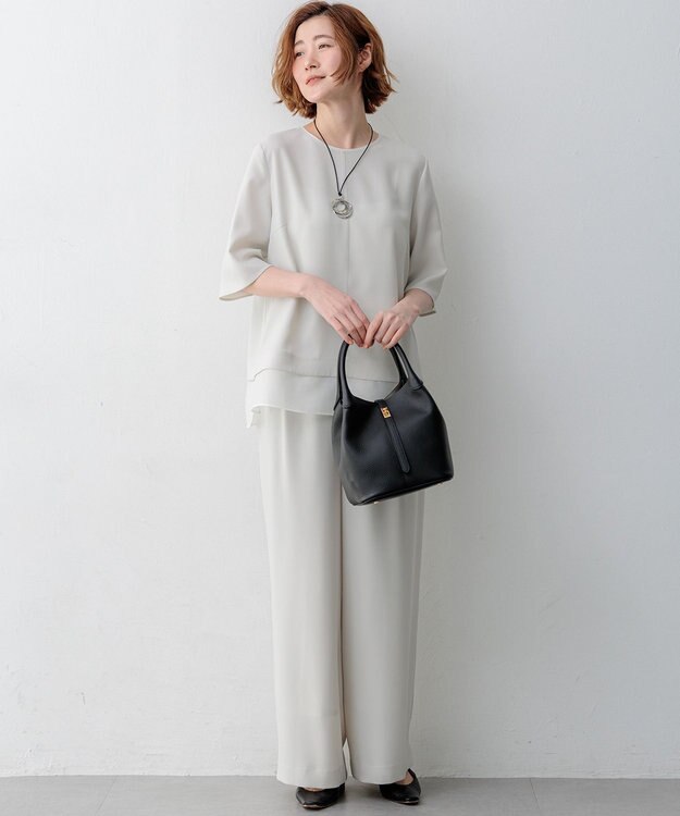 23区 【先行予約】リングシェル ネックレス ブラック系