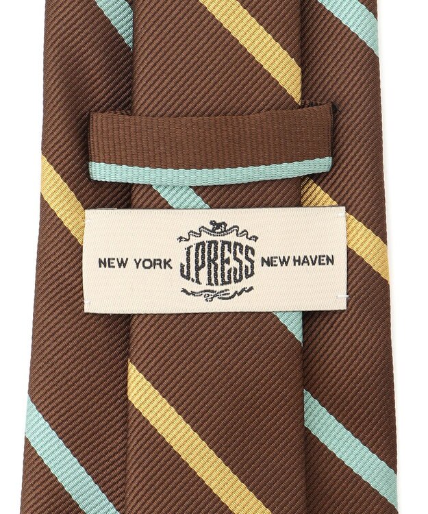J.PRESS MEN 【定番】オーセンティックレジメンタル ネクタイ ブラウン系2