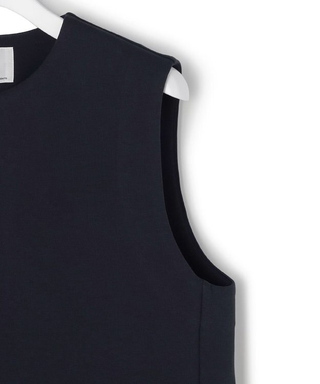 23区 【先行予約】コットンダンボール ペプラム ジレ アウター ネイビー系