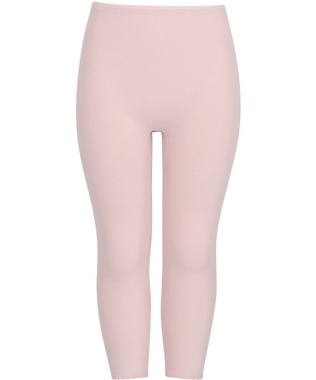 Wing インナーボトム 綿100％(身生地) 接触冷感 【綿100％ シャリ感タイプ】 7分丈 春 夏 ER6763 ウイング／ワコール ピンク