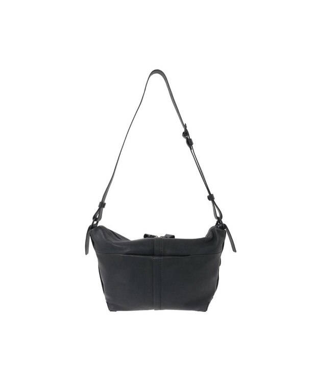 genten ライトシープ　ショルダーバッグ小 ダークグレー