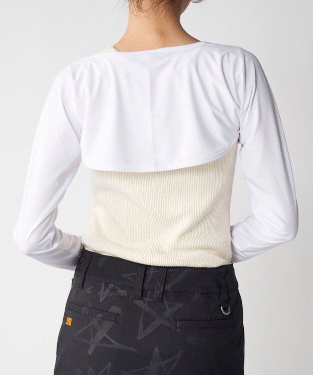 FILA GOLF／marie claire 【LOUDMOUTH】ボレロアームカバー White