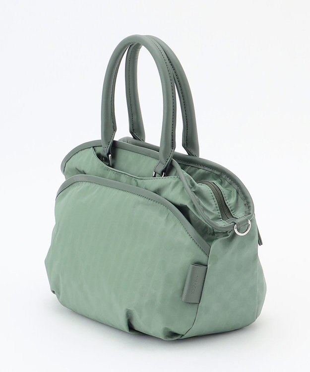 Y'SACCS Polka Dots　パイピングポケット2WAYミニトート ライトグリーン