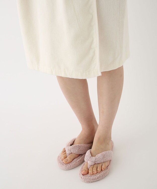 UCHINO エアリータッチ ラグランレディスローブ アイボリー