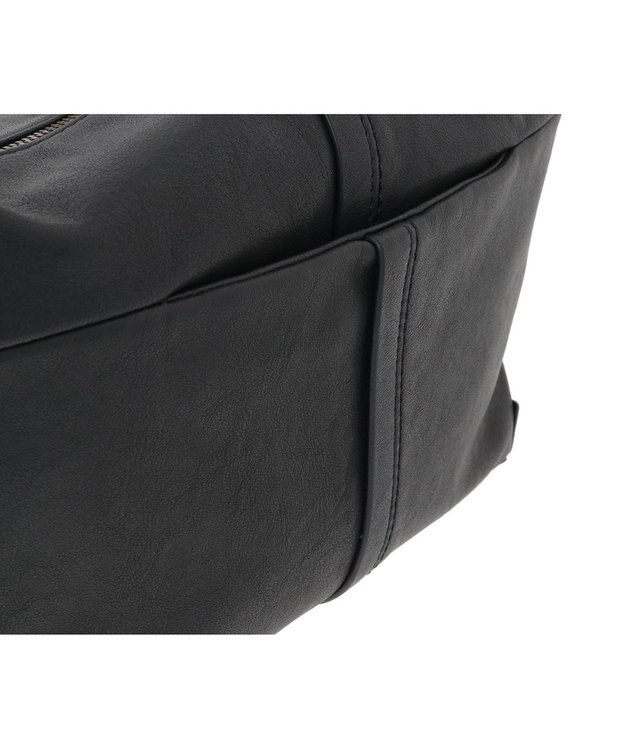 genten ライトシープ　ショルダーバッグ小 ダークグレー