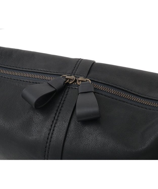 genten ライトシープ　ショルダーバッグ小 ダークグレー